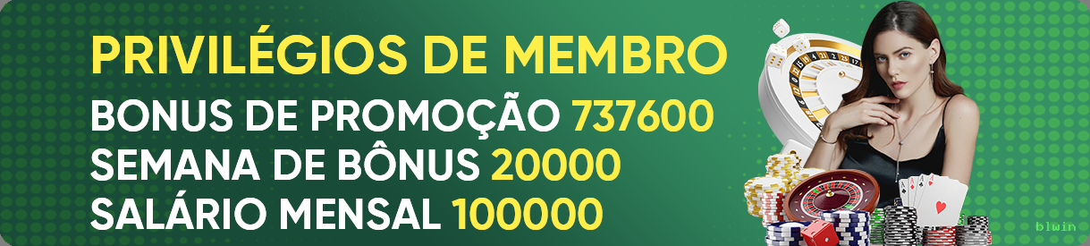 Login rápido no app blwin